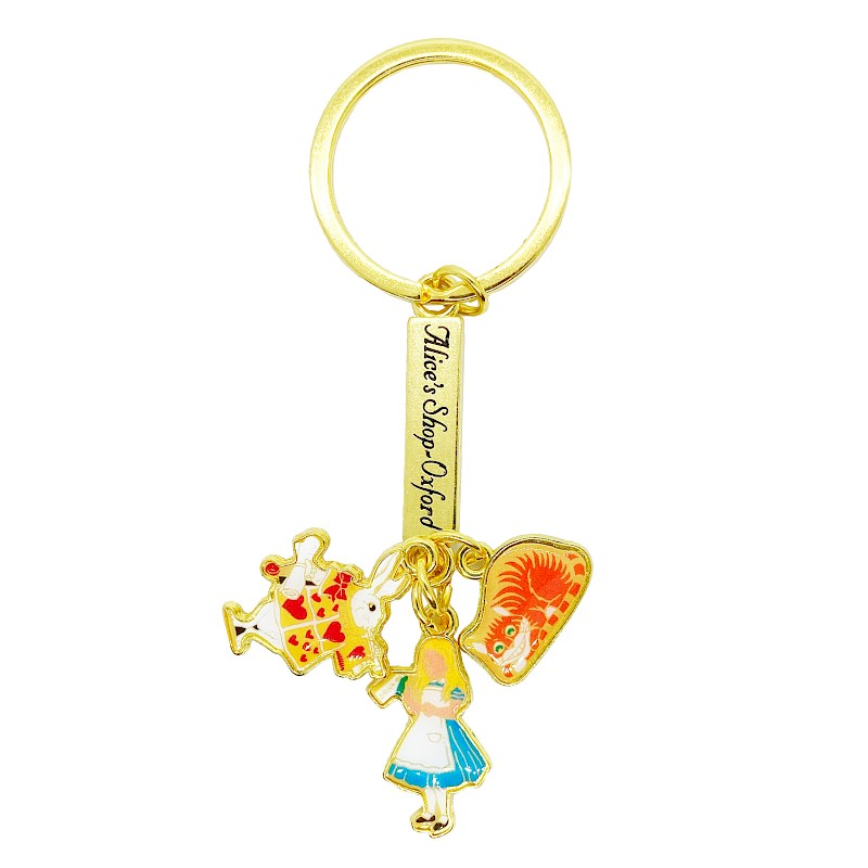 3 Charm Printed Keyring