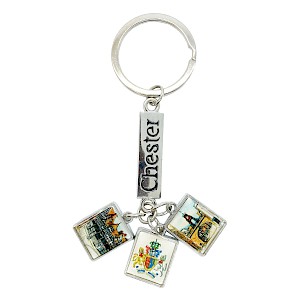 3 Charm Printed Keyring Thumbnail