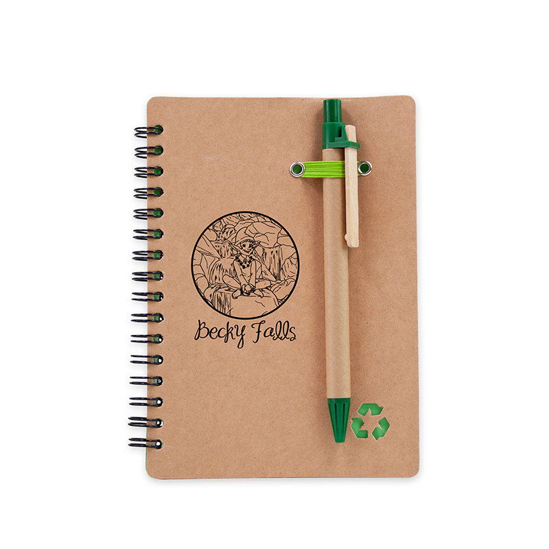 Recycled Notebook with Ballpen