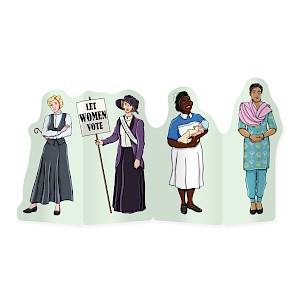 Diecut Trifold Greeting Card - Black Country Living Museum Thumbnail